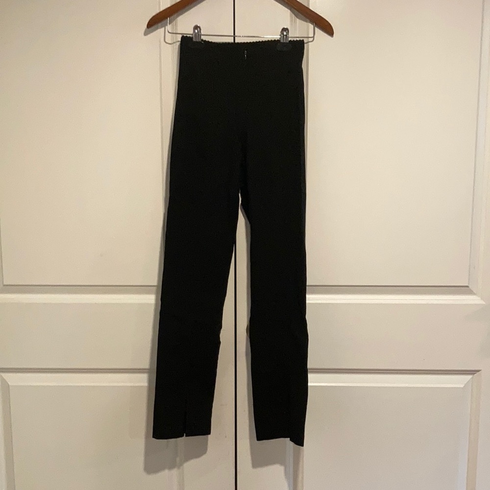 Mesmerize Mariel Style slit bottom black pants
